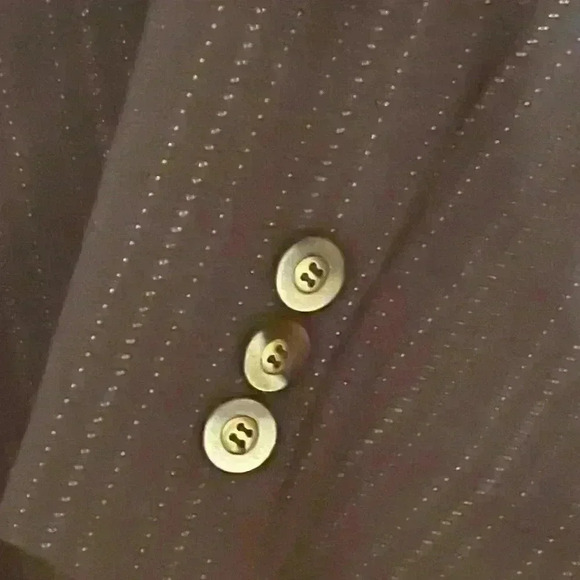 Tahari size 14 Brown Striped Blazer‎ - Picture 5 of 6